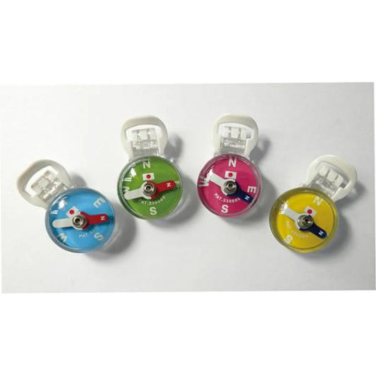 クリップコンパス  No.CP-50(4色) / 方位磁石 / 防水 / アウトドア