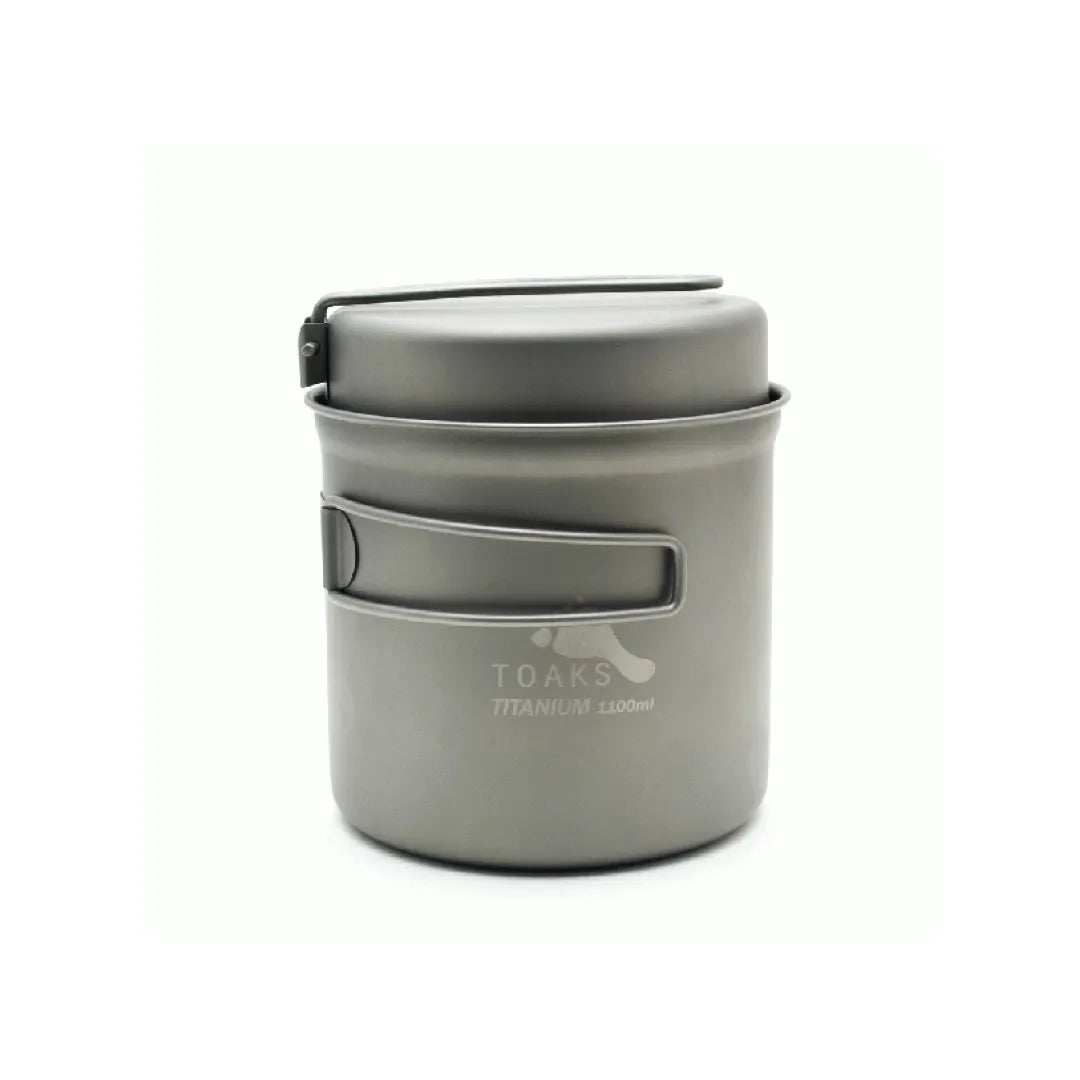 TOAKS(トークス) - チタニウムポット+パン CKW-1100 / クッカー TOAKS(トークス) - チタニウムポット+パン CKW-1100 / クッカー