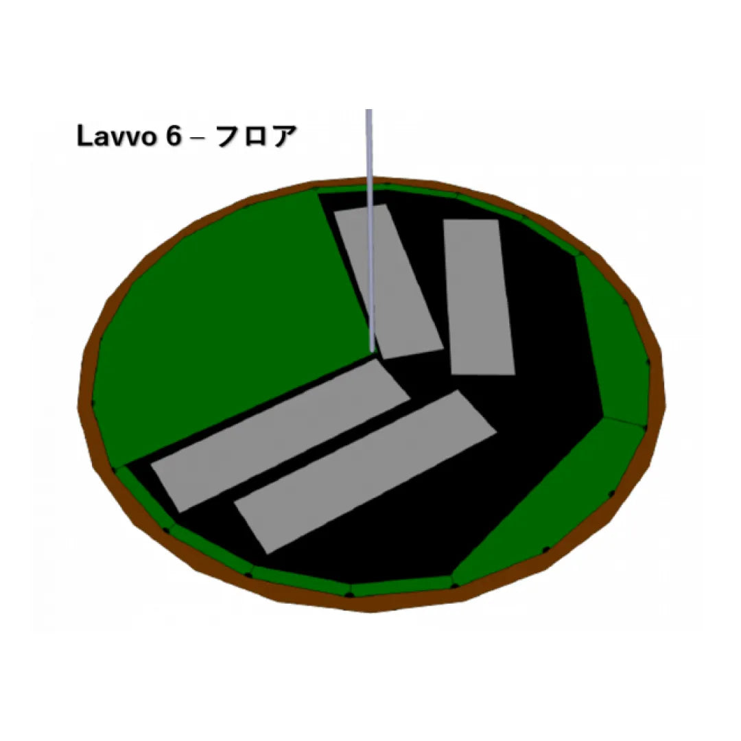 Lavvo6 ARCTIC フロア / ラヴォ６アークティック フロア / ワンポールテント
